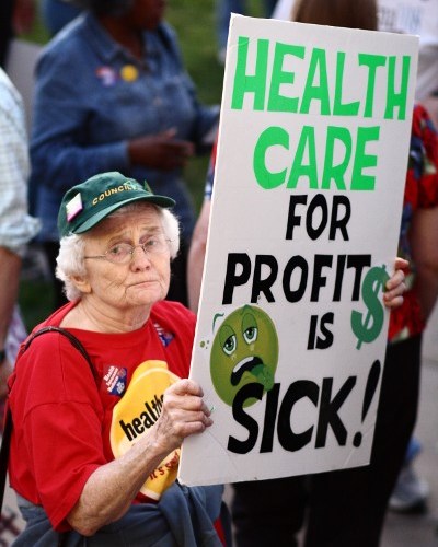 health care for profit is sick