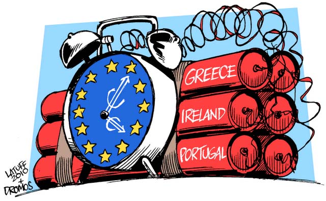 euro crisis cartoon