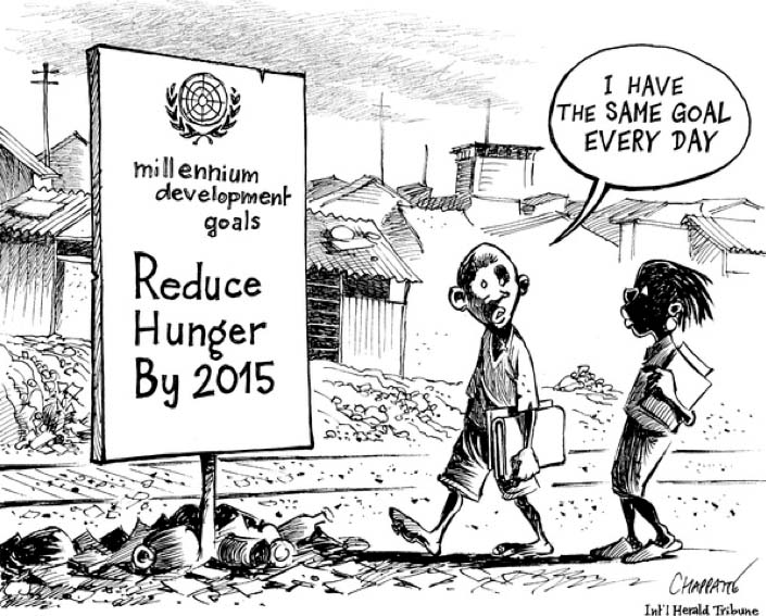 millinum development goals cartoon (1)