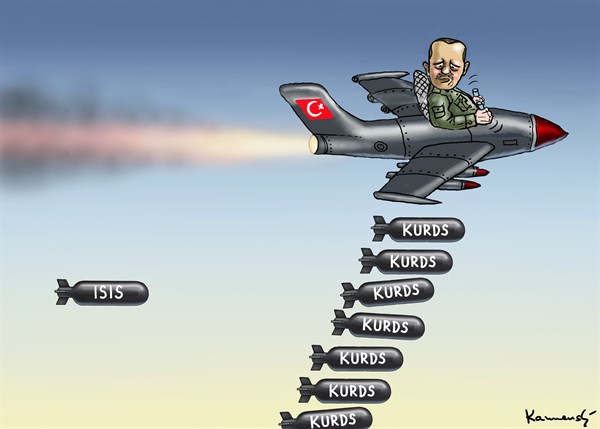 erdogan supports islamic state cartoon