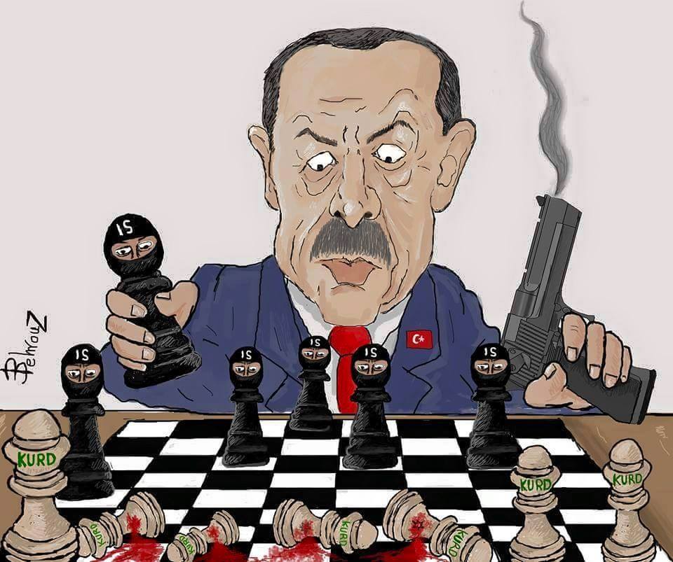 Erdogan-ISIS-Kurds