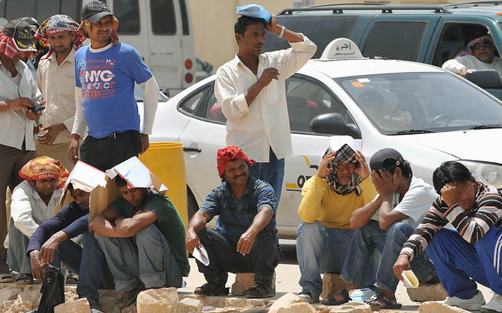 Workers unemployed in Saudi Arabia